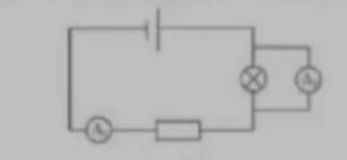 Какой измерительных приборов в электр. цепи, схема которого приведена на рисунке, включена не верно?