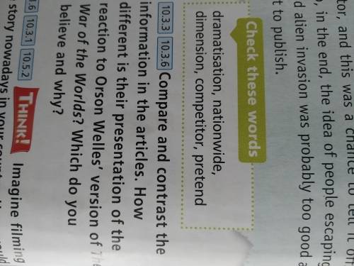 Compare and contrast the information in the articles. How different is their presentation of the rea