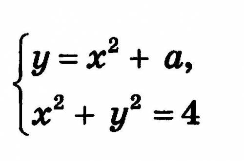 При каком значении а система уравнений имеет одно решение?