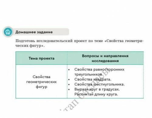 пятый класс информатика домашнее задание. Подготовьте исследовательский проект по теме Свойства гео