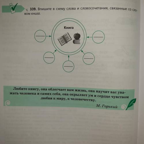 Что можно писать? Здесь надо писать 5 слов по Книга