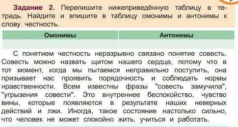 по Воспитании, омонимы и антонимы нужно написать!​