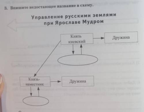 Впишите недостающие названия в схему​