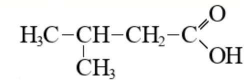 Укажите формулу изомера пентановой кислотв