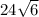 24\sqrt{6}