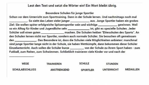 WEGE SCHULABSCHLUSSTRAINIEREN ANSTRENGENDSCHULE SPORTLERSTUNDEN UNTERRICHTMEDAILLEN​