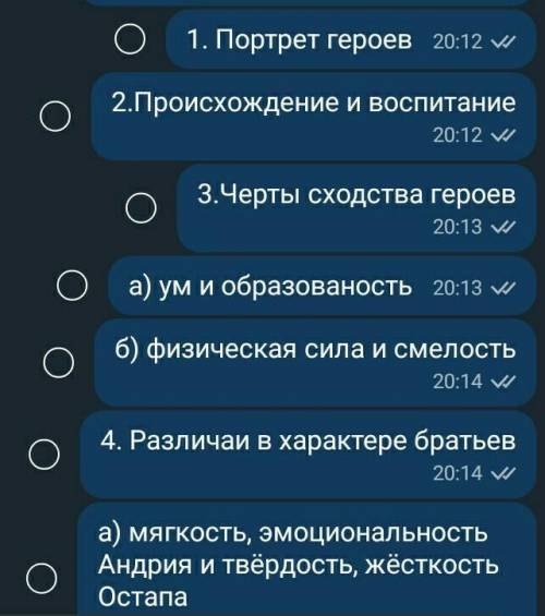 Подобрать к данным пунктам плана цитаты с повести Тарас Бульба.​