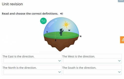 Read and choose the correct definitions