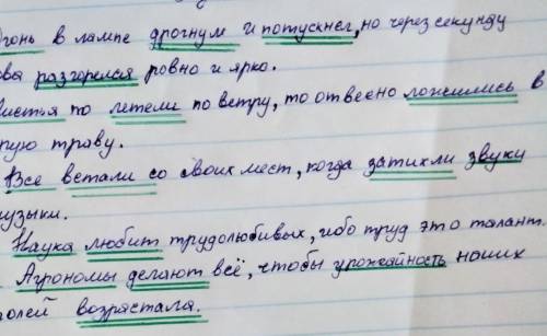 Подчеркните грамматические основы предложений Огонь в лампе дрогнул и потускнел но через секунду сно