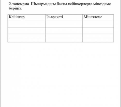 азақ тілі Задания на картинке по тексту