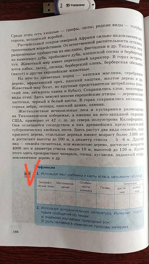 В таблице описать: полупустыни, пустыни, зону жестколистных вечнозелёных лесов, Всего три зоны