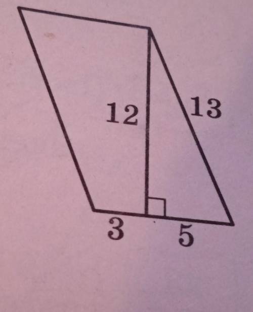 Найдите площадь параллелограмма, изображённого на рисунке​