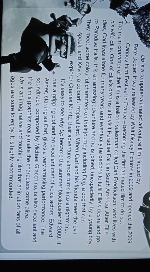 Read the text and mark the statements T(true), F(false) or DS(doesn't say). 1 Up was made in the USA