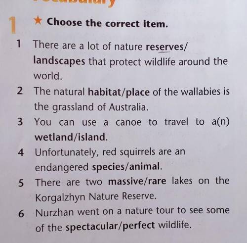 1Choose the correct item.​