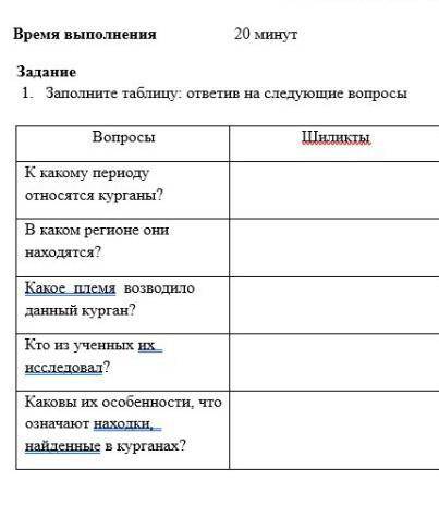 сор 20минут 5 классвопросы Шиликты бесшатыр​