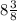 8 \frac{3}{8}