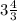 3 \frac{4}{3}