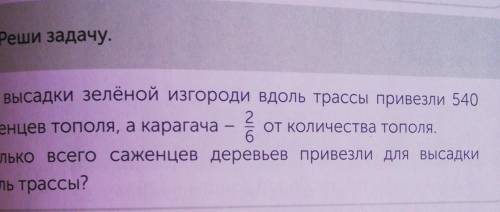 Для высадки зелёной изгороди вдоль трассы привезли 540 саженцев тополя, а карагача - 2от количества