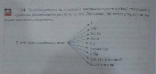 ПО УКРАИНСКОМУ ЯЗЫКУ, СОСТАВИТЬ ПРЕДЛОЖЕНИЯ ​