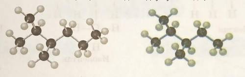 На рис. изображены молекулярные модели двух углеводородов. а) напишите молекулярные формулы;б)напиши