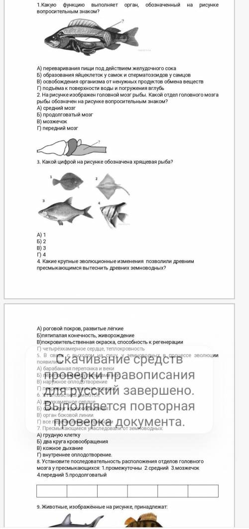 это тест 7класса Биология-нада просто сколько сможете и столько напишите :только точные ок