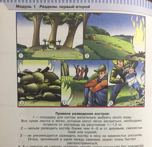 1.Вы оказались в лесу. Ваши действия по соблюдению личной безопасности в зависимости от возникновени