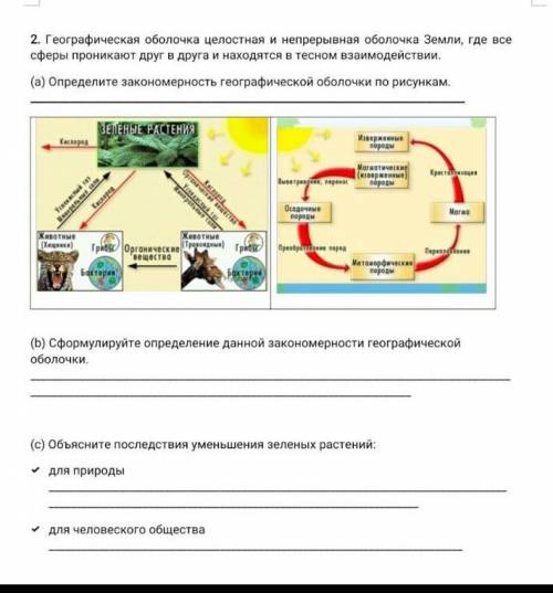 сор по географии Определите закономерность географической оболочки по рисункам.я ​