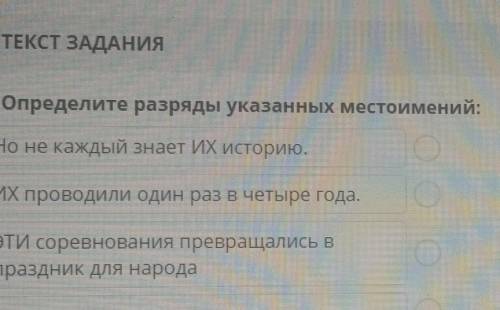 Определите разряды указанных местоимений: Но не каждый знает ИХ историю.ИХ проводили один раз в четы