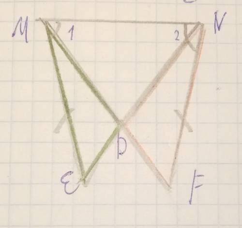 Доказать что треугольник EMP=Треугольнику FNP​