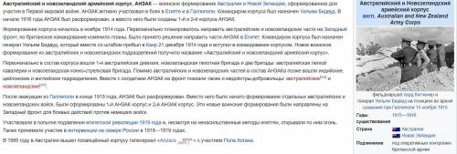 Як називався спільний австрало-новозеландський корпус в британській армії?