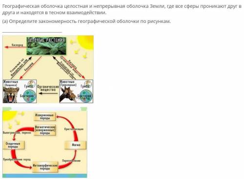 Географическая оболочка целостная и непрерывная оболочка Земли, где все сферы проникают друг в друга