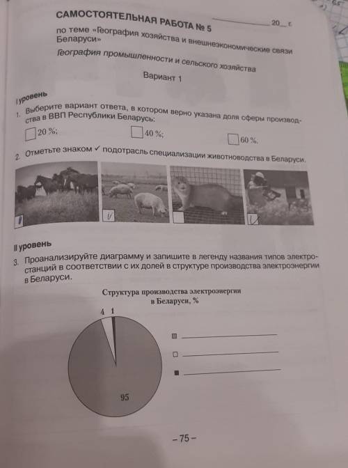 Самостоятельная работа номер 5 по географии 9 класс. 3 задания​