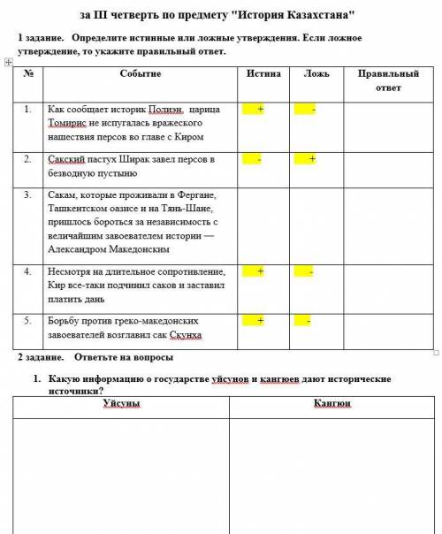 Это СОЧ 1 задание. Определите истинные или ложные утверждения. Если ложное утверждение, то укажите п