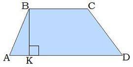 Высота трапеции Боковая сторона AB трапеции ABCD образует с основанием угол 30°. Вычисли сторону AB,