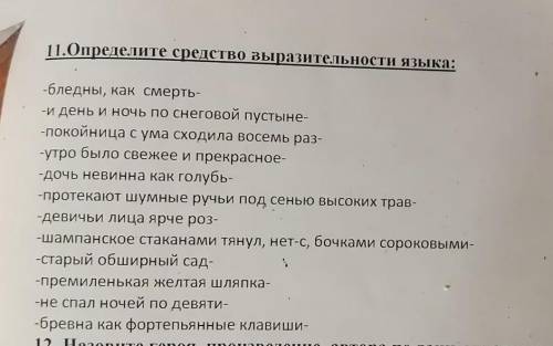 Определите средства выразительности ​