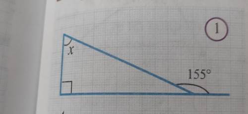 1. Найдите неизвестный угол (рис. 1).​