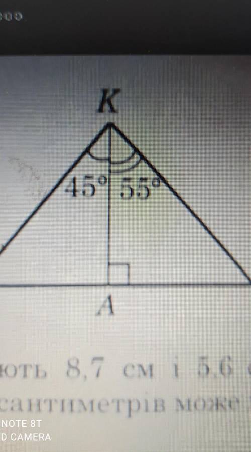 +KНа рисунку KA — Висота трикутника KDM. Знайдіть кутиЦього трикутника.​