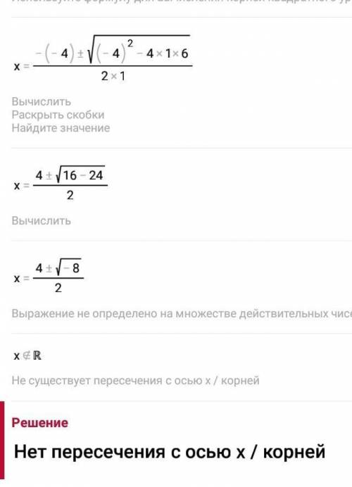 Функция задана формулой f(x)=x^2-4x+6 А) запишите уравнение оси симметрии графика данной функции Б)В