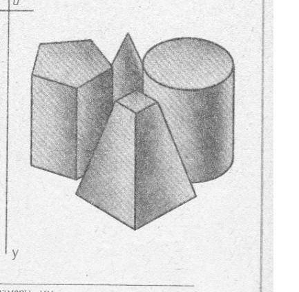 Постройте 3 вида проэкции группы тел по рисунку! Очень , надо сегодня , буду очень сильна благодарна
