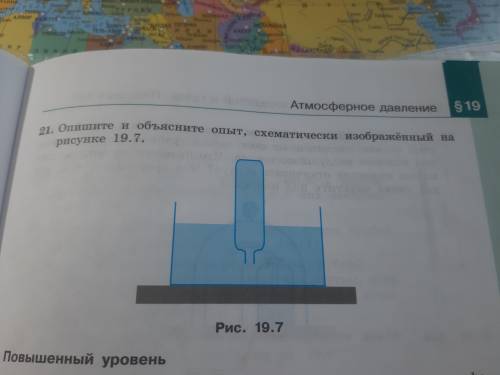 Опишите и объясните опыт, схематически изображённый на рисунке.