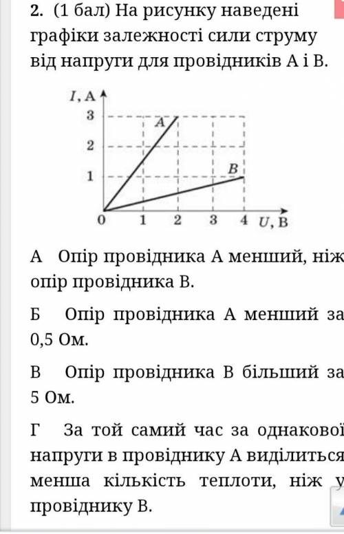 Відповісти на питання з фізики