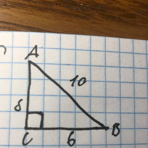 За мал знайти гіпотенузу гострого кута