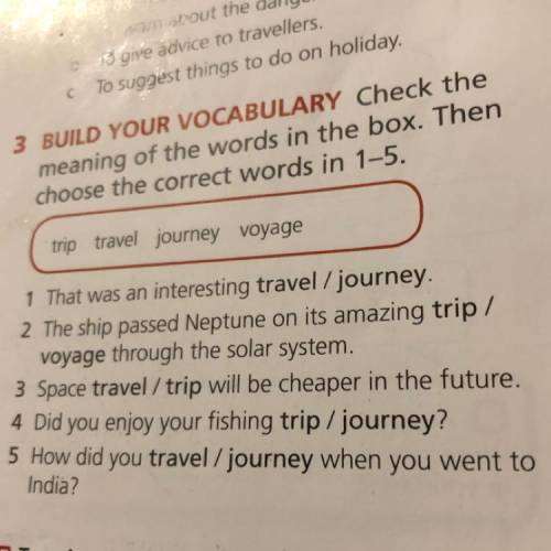 3 BUILD YOUR VOCABULARY Check the meaning of the words in the box. Then choose the correct words in