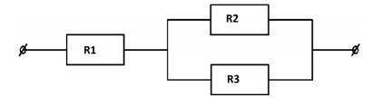 , очень ! 3. Определите общее сопротивление цепи R1=2 Ом, R2=2 Ом, R3=2 Ом