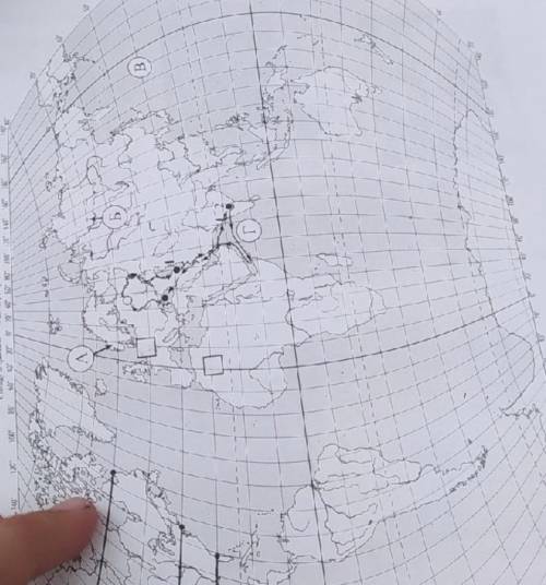 На карте буквами обозначены объекты Указывающие географическое положение указанного вами материка. З