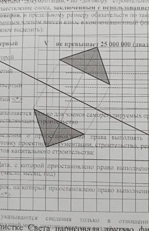 Света нарисовала фигуру на квадратном листочке сложила его линия сгиба обозначено на рисунке получил