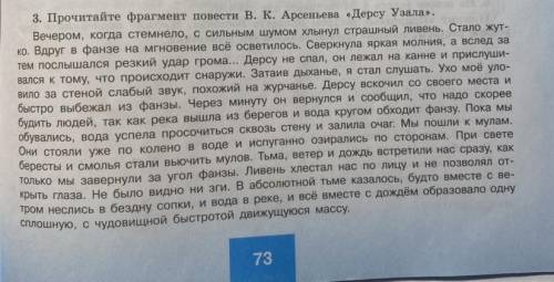 1) Чем был вызван этот ливень? 2) Какое стихийное природное явление описано в отрывке? 3) Можно ли