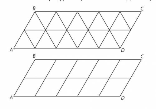 Фигура разбита на треугольники и ромбы.Впишите сколько фигур получается в каждом случае.​
