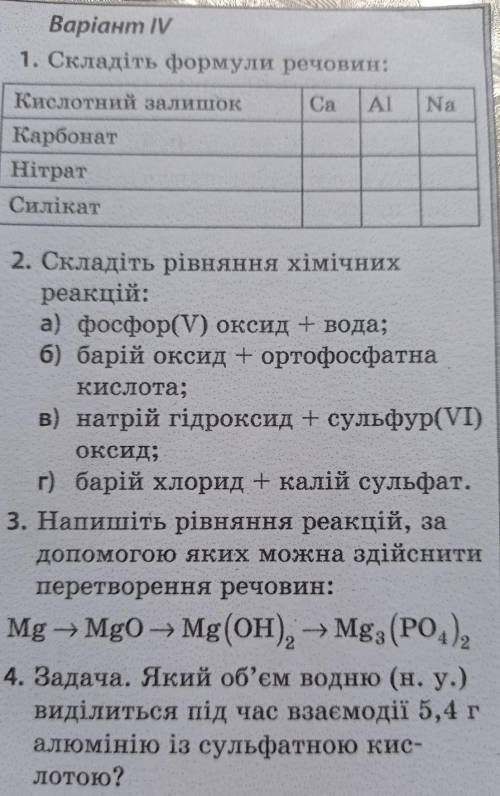 Хімія 7 клас зшазгшзшз​