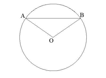 Вычисли углы треугольника AOB, если ∪AnB= 161°, O — центр окружности ∢ ABO= °;∢ BAO= °;∢ AOB=